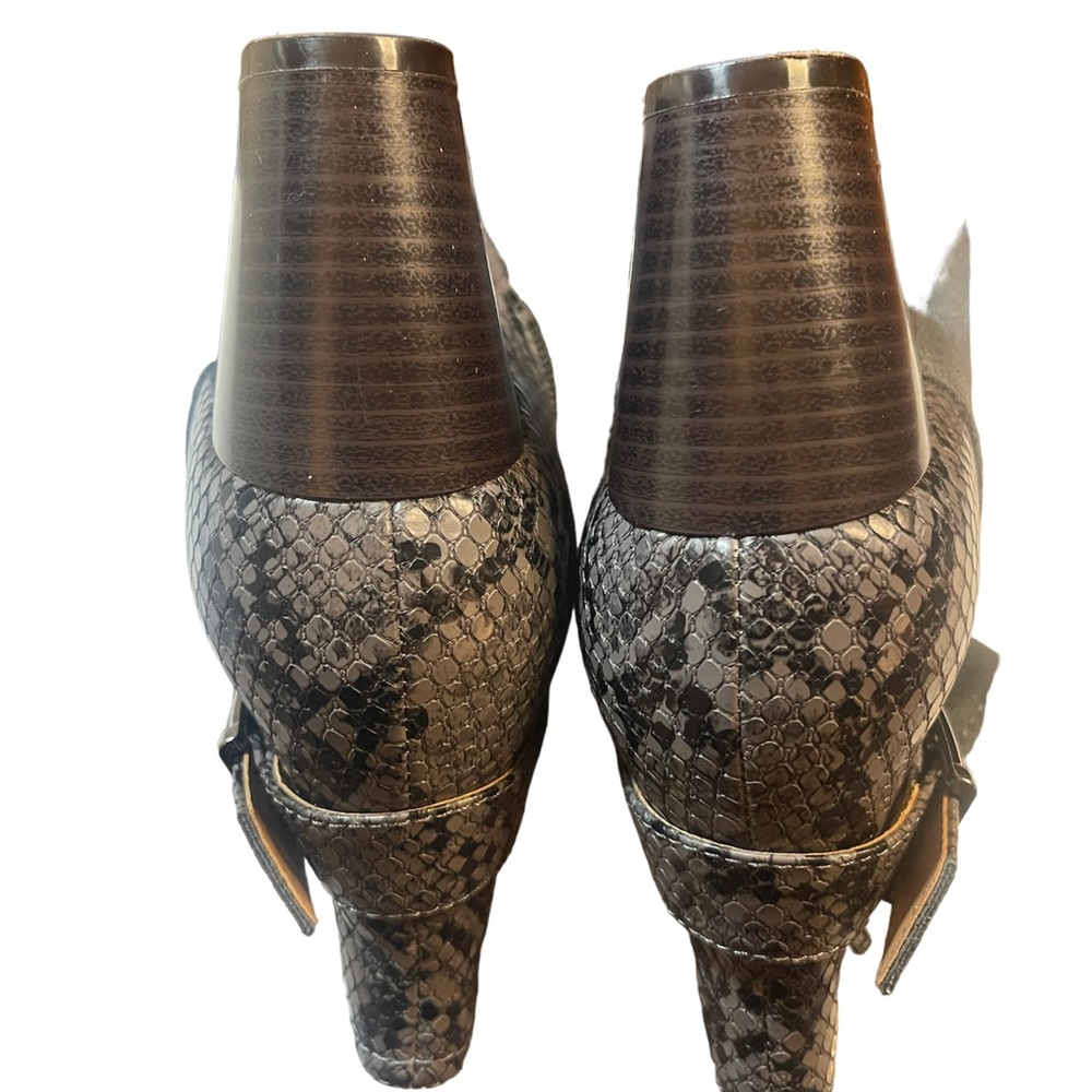 Vionic Naomi Python Grey Suede Ankle Boot Size 9 … - image 4